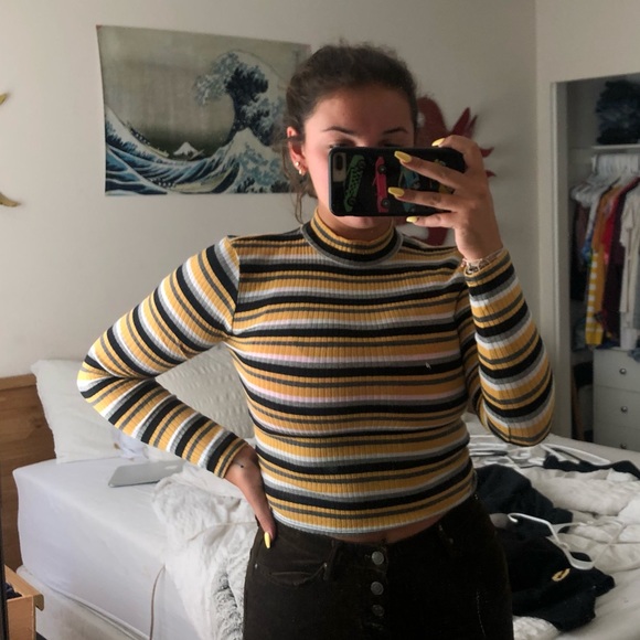 Striped turtleneck - Picture 2 of 3
